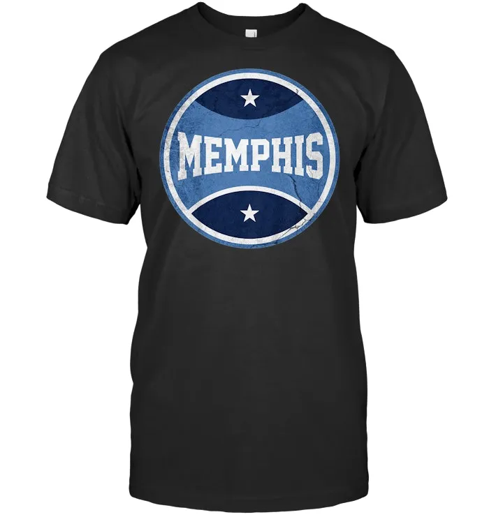 Retro Memphis Tennessee Basketball T Shirt