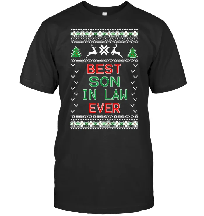 Son in law Ugly Christmas gift T Shirt