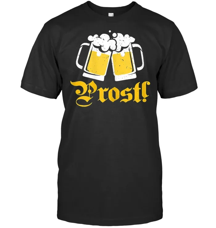Prost Cheers German Beer Oktoberfest 2019 Vintage Drinking T Shirt
