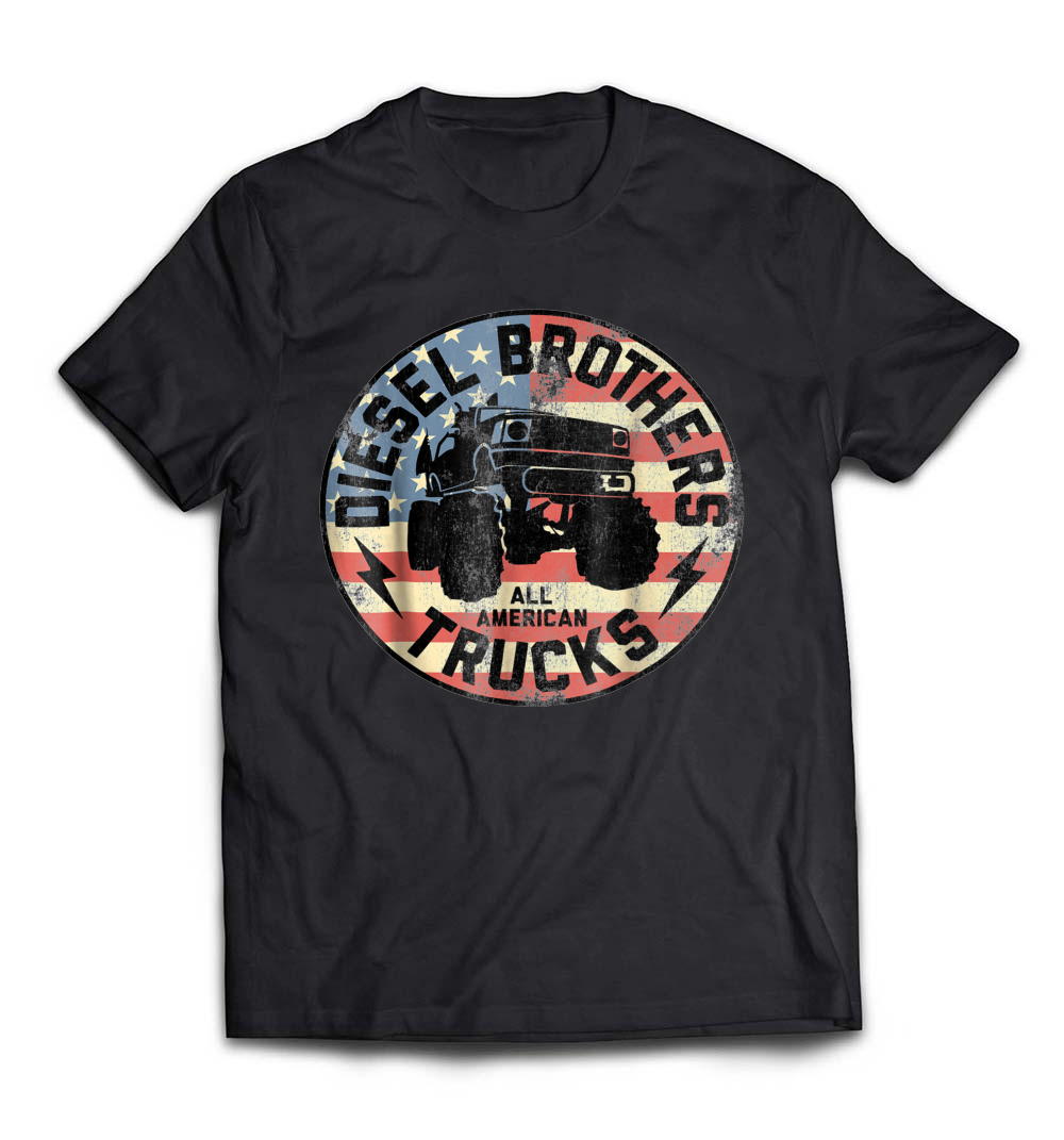 B0793JKFLR_Black_Org_Diesel Brothers Flag Truck Seal Vintage Graphic T-Shirt_resize.jpeg