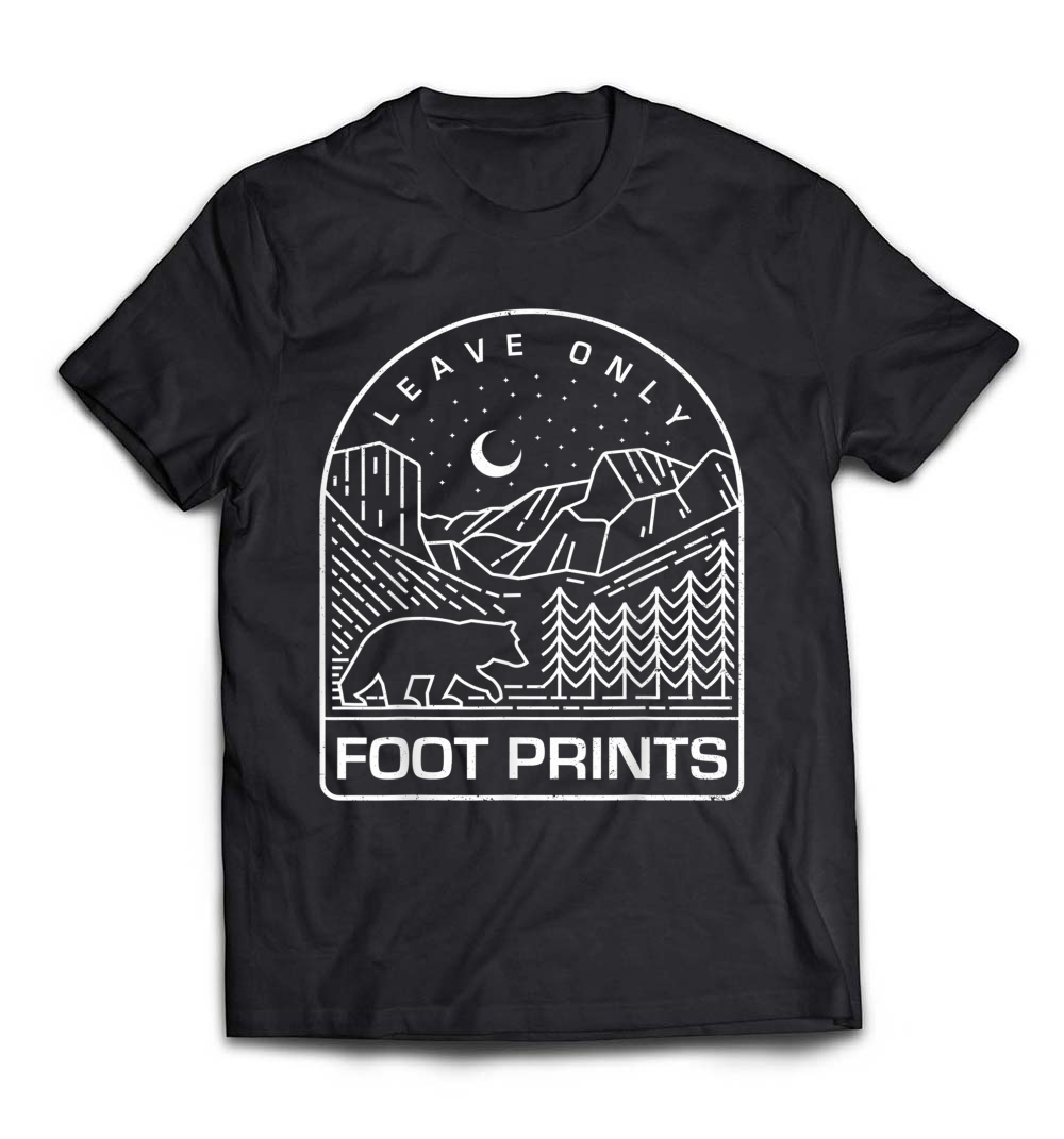 B079KGWGCF_Black_Org_Leave Only Foot Prints Nature T-Shirt.jpeg