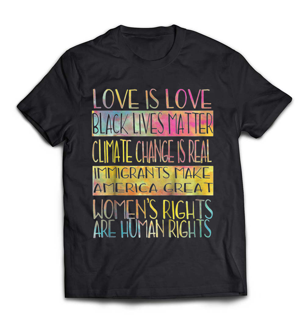 B079QHB7VN_Black_Org_Love Is Love Black Lives Matter Equality Feminist Shirt.jpeg