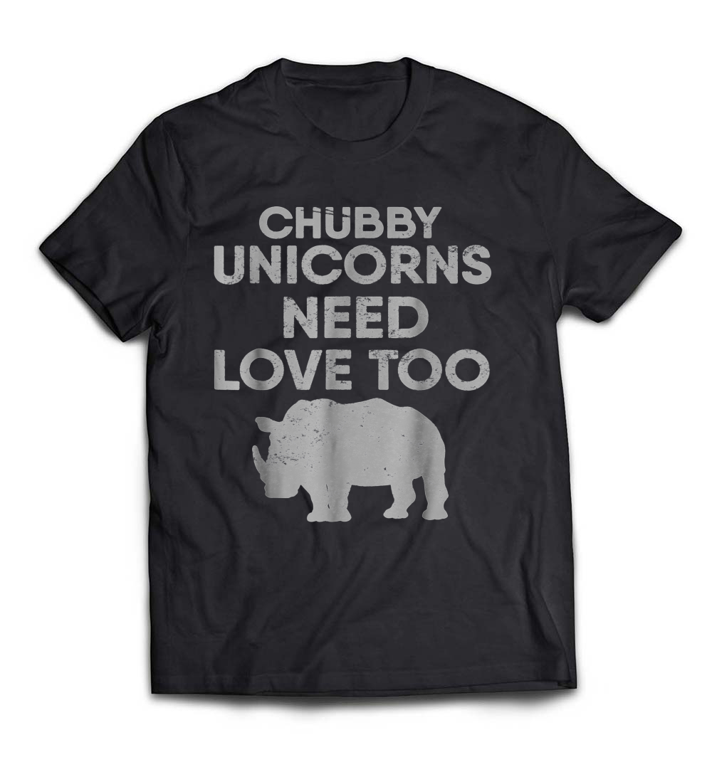 B079WMTQTJ_Black_Org_Vintage Chubby Unicorns Need Love Rhino T-shirt.jpeg