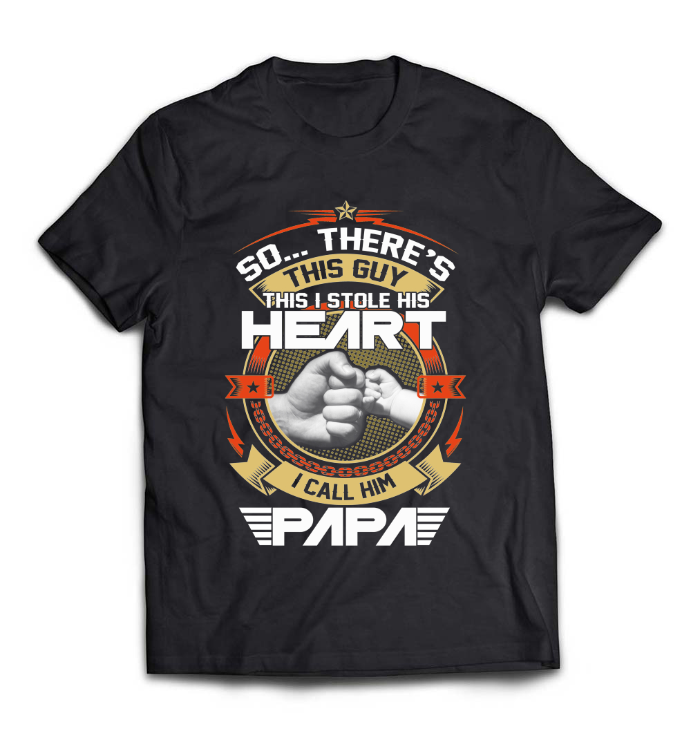 B07B9634LZ_Black_Org_I Call Him Papa - Daughter and Son Of Papa T-Shirt_resize.jpeg