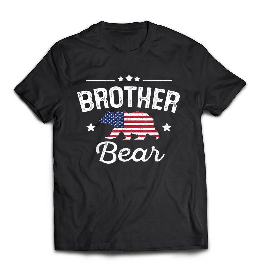 B07BF6XKY8_Black_Org_Brother Bear Patriotic Flag Matching 4th Of July T-shirt_resize.jpeg
