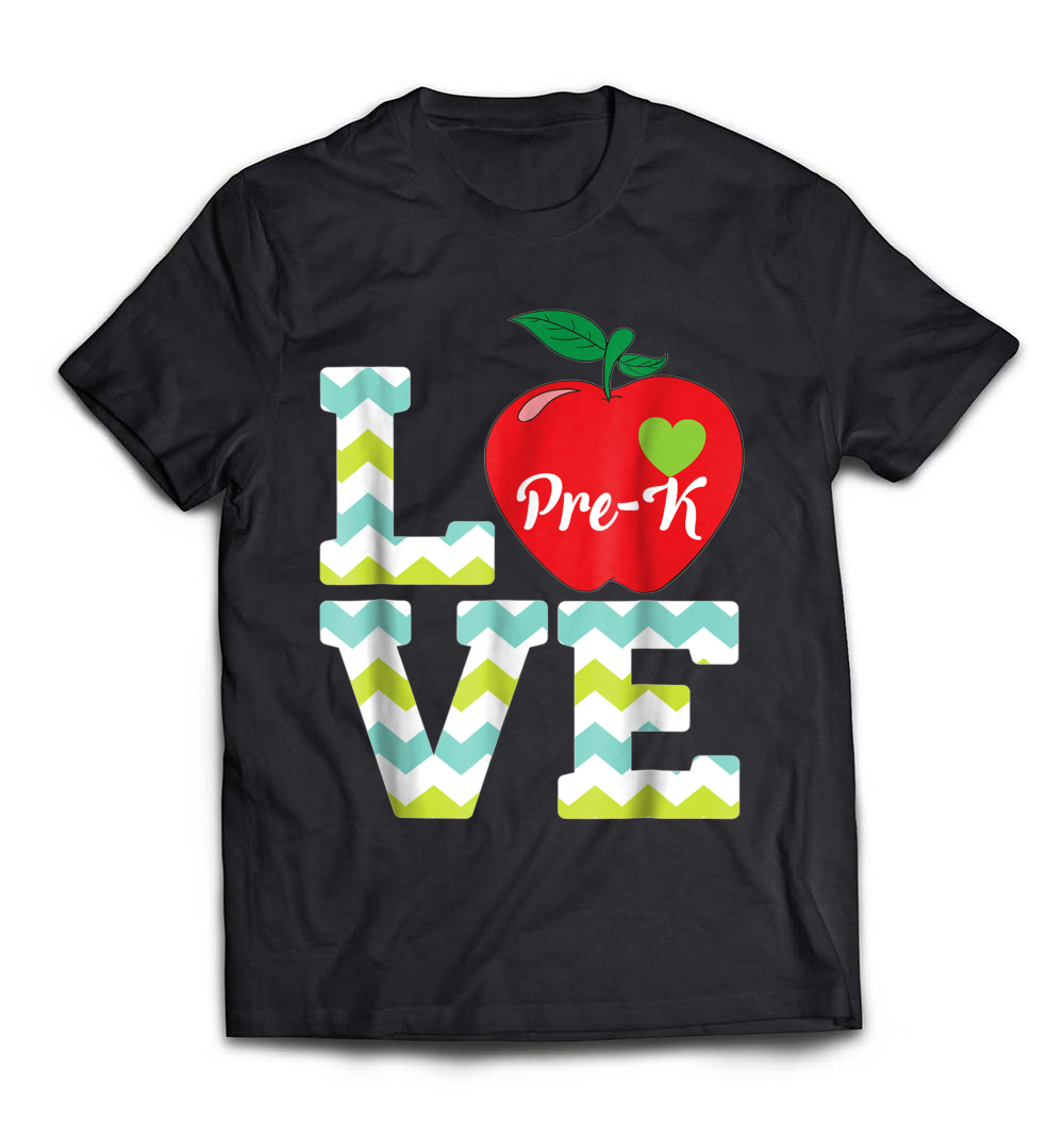 B07BFVJRPX_Black_Org_Love Pre-K T-Shirt Teacher Heart Back to School Day T Shirt.jpeg