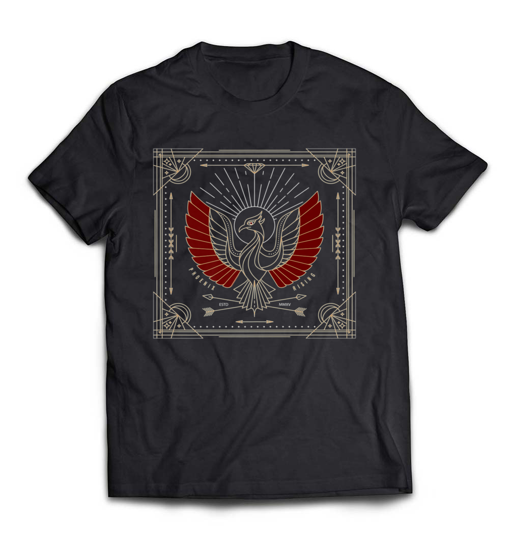 B07BN6NG87_Black_Org_Phoenix Rising T-Shirt Vintage Abstract Graphic.jpeg