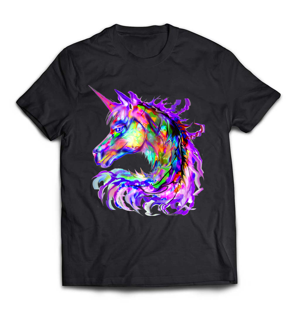 B07BNHT7JC_Black_Org_Colorful Rainbow Cute Unicorn Festival Rave Neon Shirt.jpeg