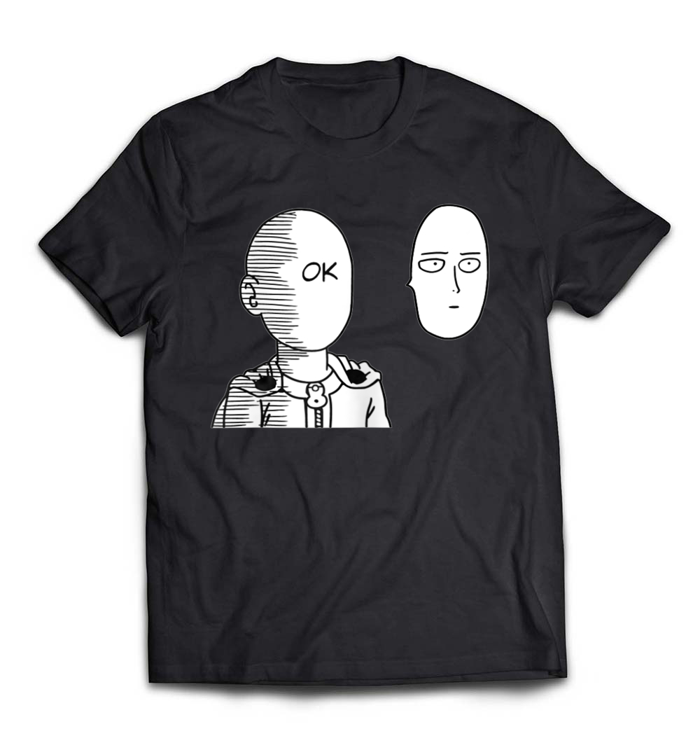 B07C68K4RF_Black_Org_Saitama Ok Face Graphic Shirt - Oppai Otaku Manga Anime Tee.jpeg