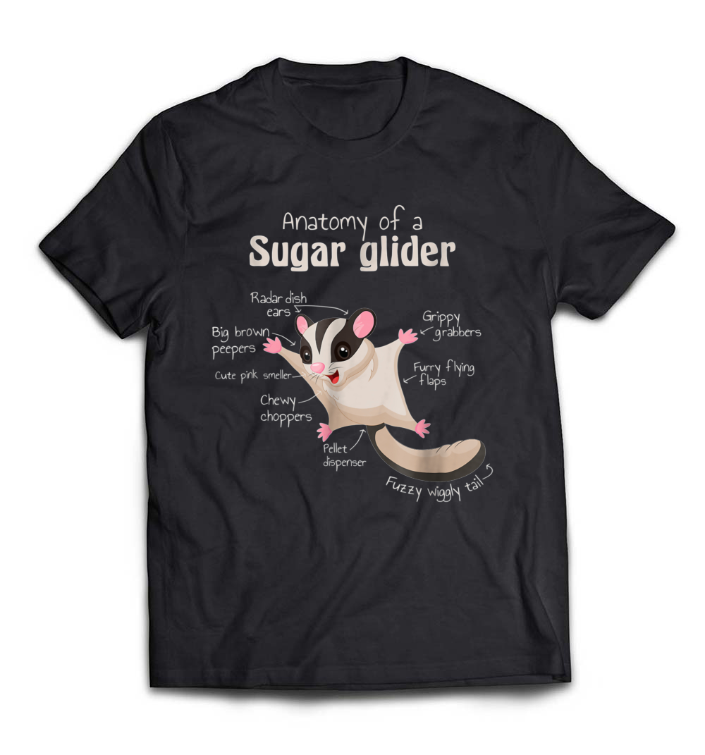 B07C6LGJGS_Black_Org_Sugar Glider Anatomy t-shirt gift for Men, Women & Kids.jpeg