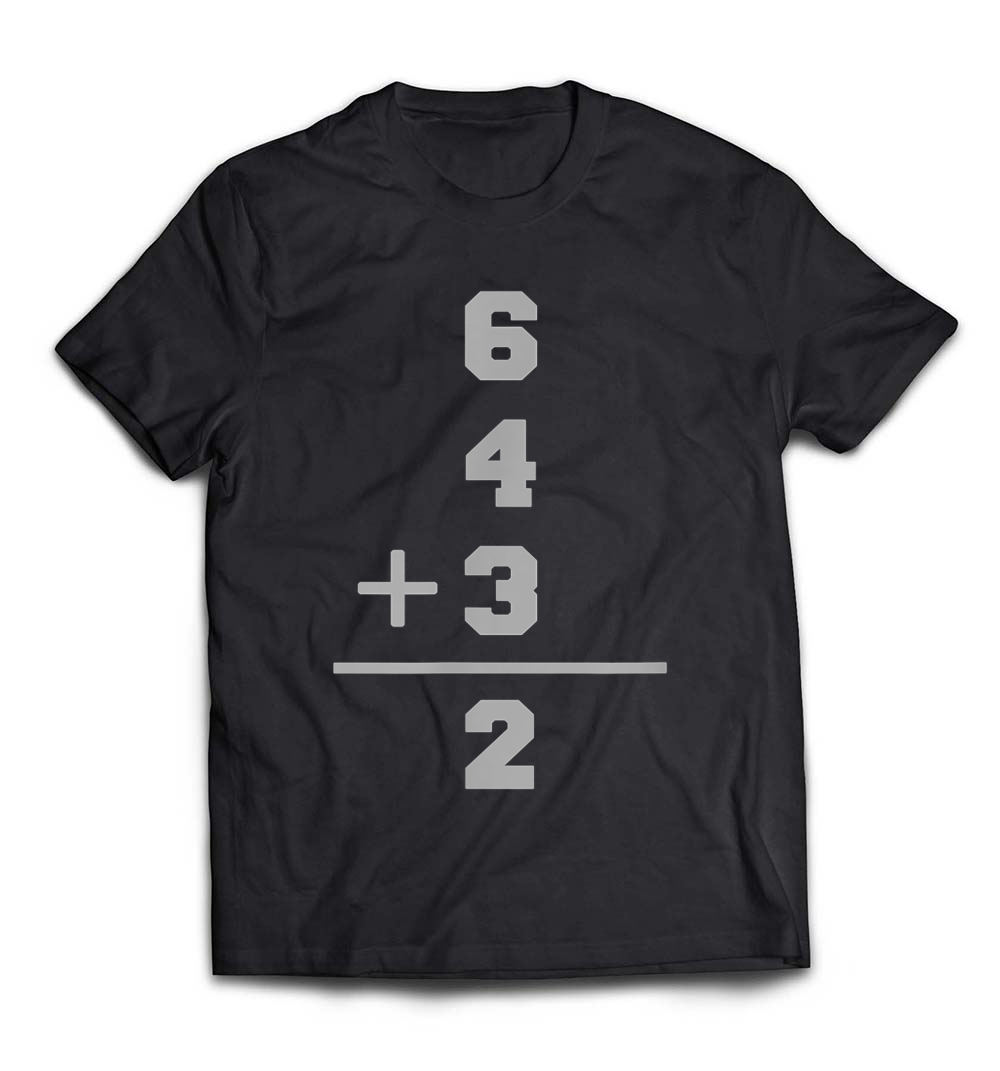 B07CBK6PBN_Black_Org_6 + 4 + 3 = 2 Baseball Math T-Shirt for Men, Women, Youth.jpeg