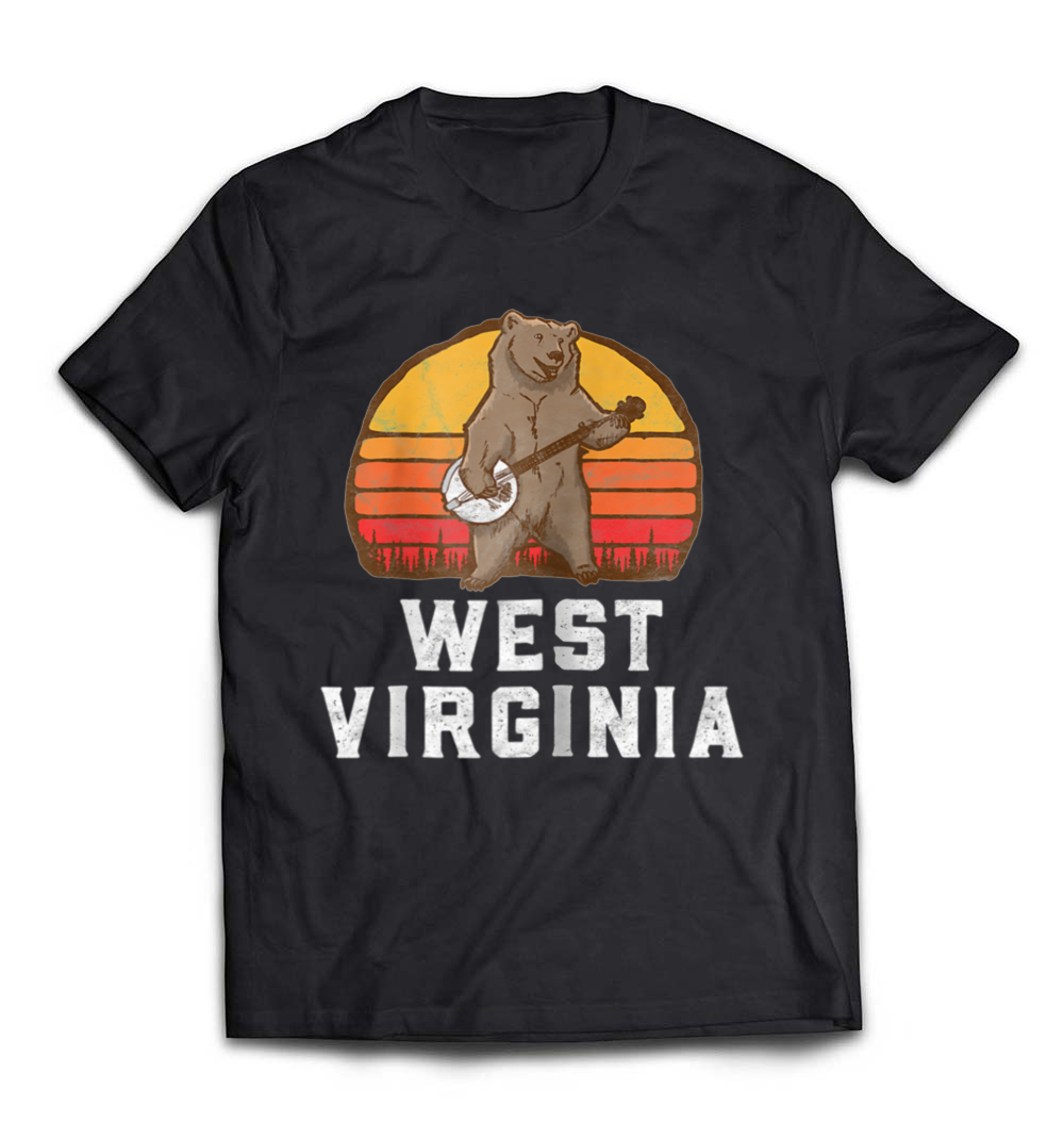 B07CCK3B8S_White_Org_Funny West Virginia Grizzly Bear Bluegrass Banjo T-Shirt.jpeg